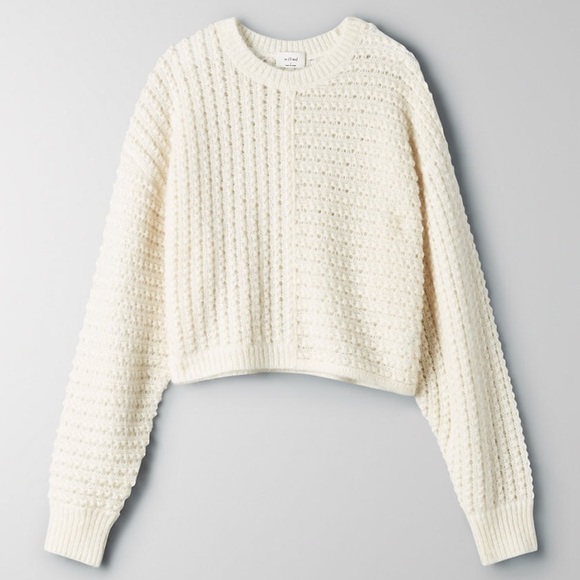 Aritzia Sweaters - Wilfred Free fortune crop sweater